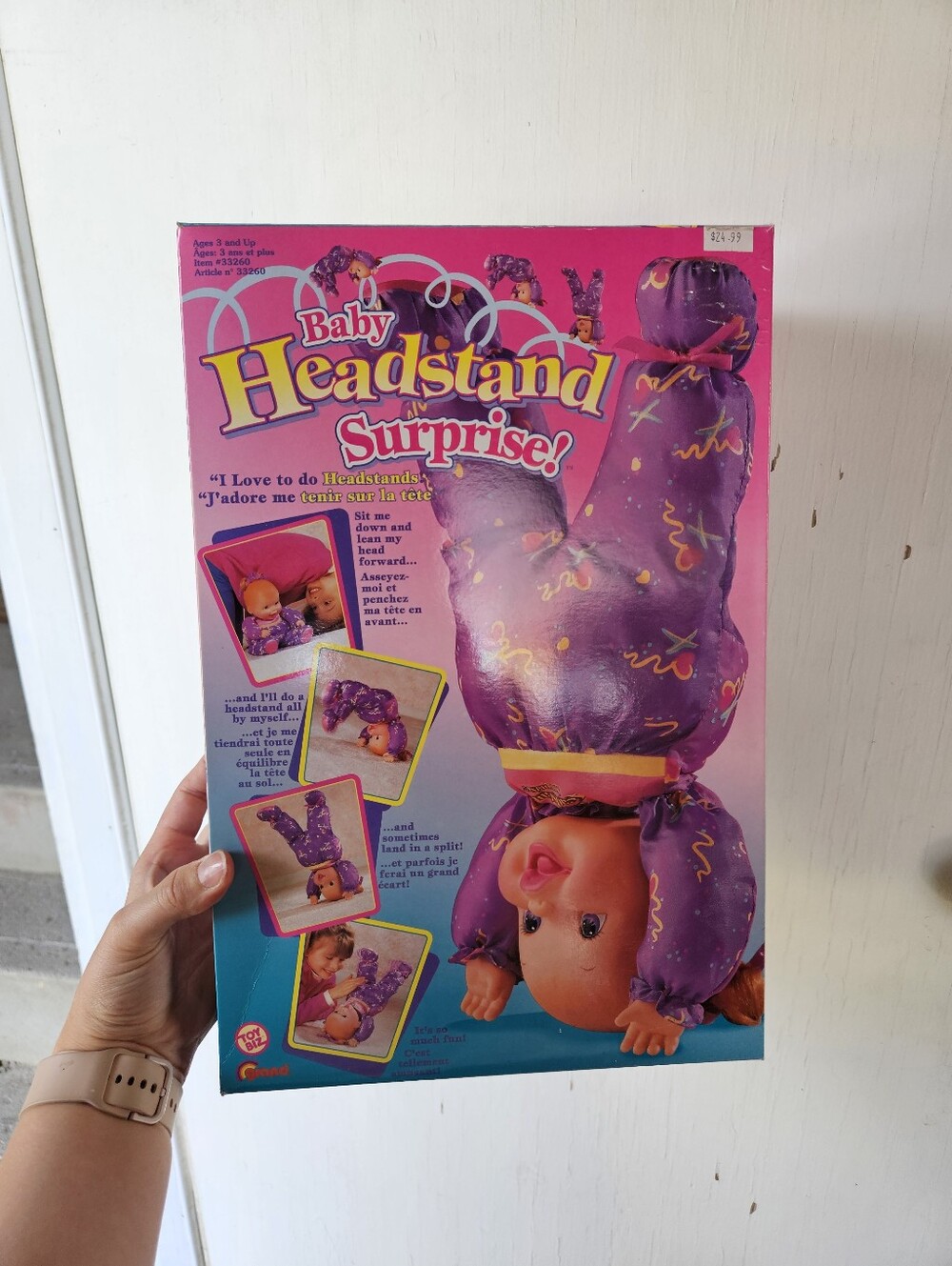 1995/6 Toy Biz Baby Headstand Surprise Doll